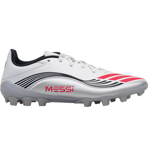 Adidas Tannoy Football Adidas F50 LEAGUE 2G/3G Messi AG mid-range grass football shoes JP7462 white red silver #JP7462 42 UK8 foot length 26.5cm