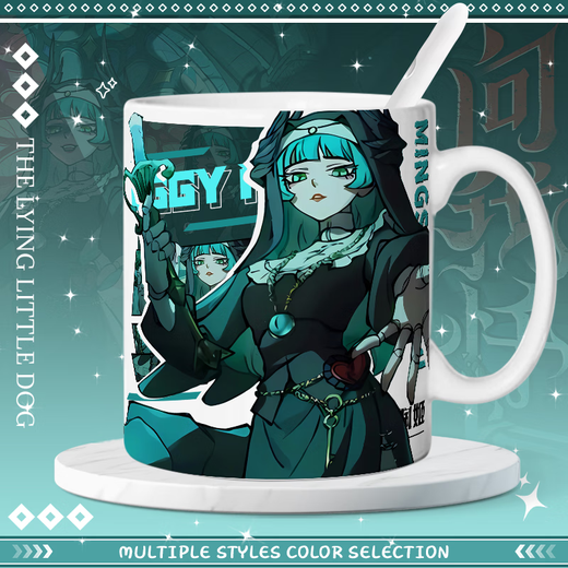 Eggs Party Q Version niedliche Niederlage Schlange Peggs Becher Eier aus der Horror-Nacht 2025 Neue Geschenkbox Wasserbecher mit peripheren i [weißen] JJ3527 Exquisites Becher-Ein-Eingang-Tasse ohne Accessoires