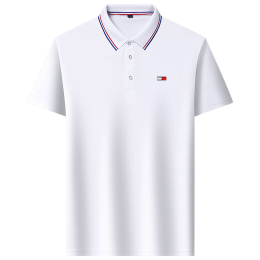 
Tommy Hee Kelly Men's Short Sleeve T-shirt Summer Thin Middle-aged Dad Loose T-shirt Lapel Polo 698 Big Red XH [Comfort Cotton] XL 175135-150Jin [Jin equals 0.5 kg] Wear