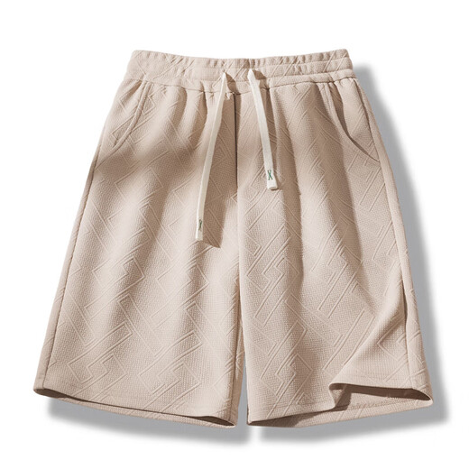 忆克萨运动休闲短裤男士夏季薄款宽松五分裤2025新款潮流百搭休闲 itisOK卡其 2XL