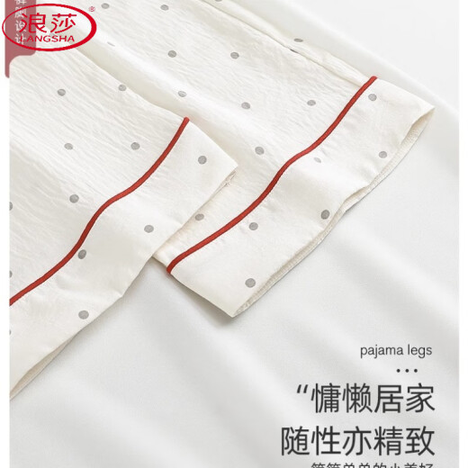 浪莎（LangSha）波点凯蒂猫印花三件套装睡衣女ins夏季新款短袖学生家居服可外穿 KK-14124【高质量三件套】 M 【建议80-100斤】