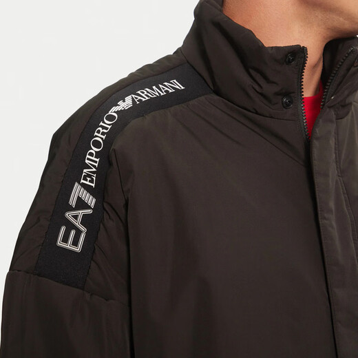 Emporio Armani EA7 Armani Men's Fashionable Warm Cotton Jacket Khaki_1713 XS_(Hong Kong Warehouse)