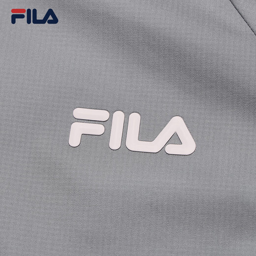 Veste tissée officielle de Fila Yang Mi avec le même style que Fila Fila 2025 Automne Nouvelle veste courte à capuche lâche à la mode Yunzhi Gray-Dy M 165 / 84A / M