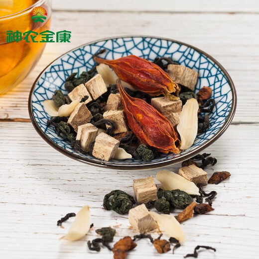 草木方菊苣栀子茶茯苓葛根青钱柳桑叶百合栀子养生茶花茶