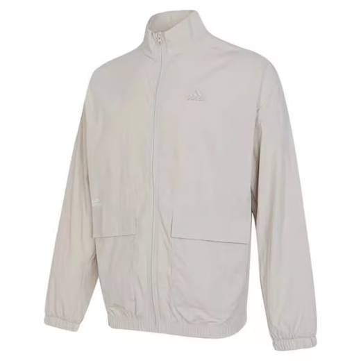 阿迪达斯 （adidas）男款拼色运动教练服梭织F风休闲夹克外套IT3965官方旗舰正品 HN4748浅绿防晒服 M