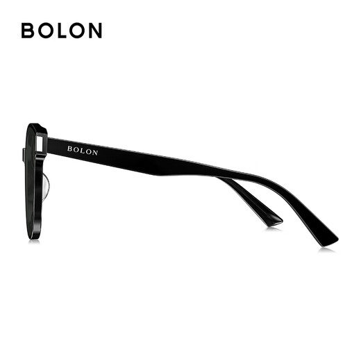 Bolon Tyrannosaurus Glasses Солнцезащитные очки мужчины Wang Hedi те же самые черные солнцезащитные очки для защиты от солнца и ультрафиолетовые лучи BL3111 C10-Gray/Gloss Black Polarized