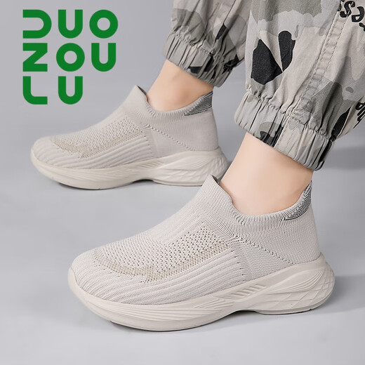 
Multi-walking breathable mesh cloth low-top children's socks shoes for boys sports shoes for small middle-aged children's feet girls flying thick-soled casual shoes 686 purple 33