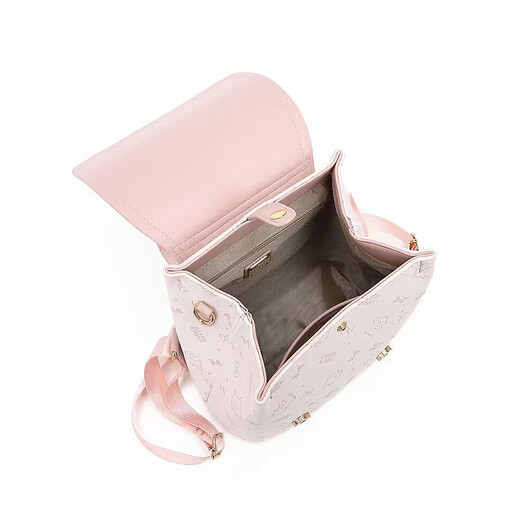 COW&KITTY Hello Kitty 2025 New Student Backpack Birthday Gift Girls Travel Backpack New Year Christmas Gift Sakura Pink Pendant Gift Box 25cm-12cm-25cm