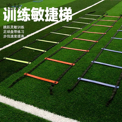 品月足球训练器材敏捷梯篮球脚步步伐训练跳格梯敏捷梯绳梯软梯训练梯 F03体能训练套装