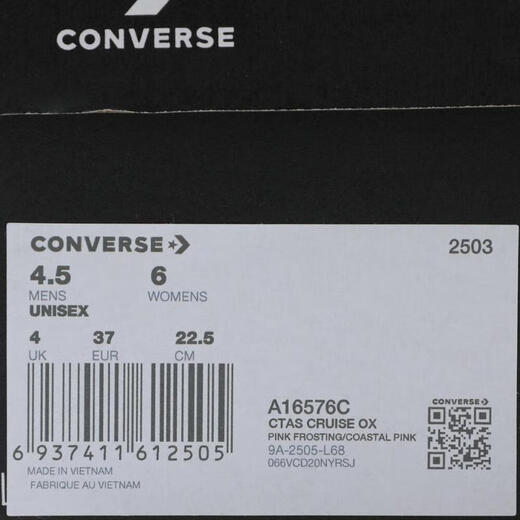 Converse 2025 Women's Chuck Taylor SEASONAL Canvas Shoes A16576C 35.5