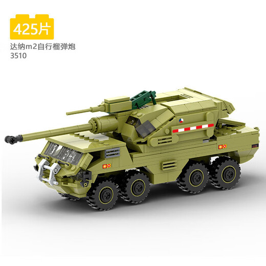 Wange 3510-4517 Tank gepanzerte Fahrzeug Serie Ornaments Model Kinderjunge versammelte Bausteine ​​Spielzeug Geschenk Wange 3524 Varyag Cruiser [Fein