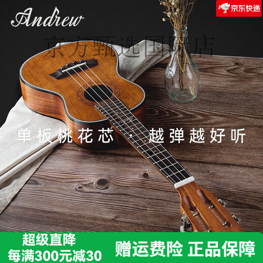 
Andrew (ANDREW) veneer ukulele female beginners musical instruments small guitar students children's gift [Vector board] Gradient blue + full accessories + plus cotton bag 26 inches