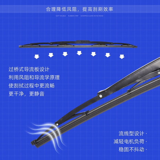 Yusenyi convient à Pékin Hyundai Langdong Wiper Original Factory Yuedong Ruina IX35 Elantra Bone Wiper Tablet IX3524 + 1617 modèle Front en U