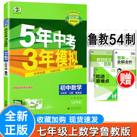 2025版鲁教版五年中考三年模拟六七八年级上下语文数学英语化学物理生物历史政治五四制同步练习册 初中678三9年级 山东专版 化学鲁教版 九年级下
