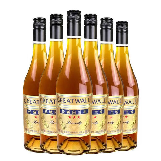 Great Wall Brandy Samsung 38% 700ml*6 bottles in a box COFCO Domestic Selected Liquor Great Wall Brandy Samsung 700mL 6 bottles