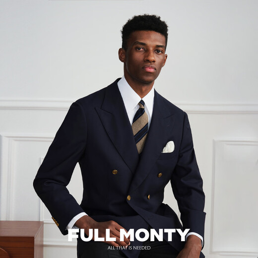 Costume de veste de veste pour hommes en plein essor Business Casual Strong Twat Laine Brazen 2025 New Style Navy Blue 20142 48