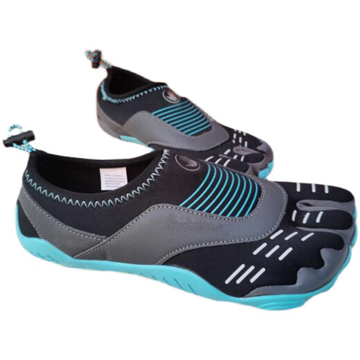 Mixed split-toe shoes for men with separated toes, five-finger shoes for men, outdoor climbing shoes, women's Pilates shoes, Victoria's Secret yoga shoes, quick-drying, black 43