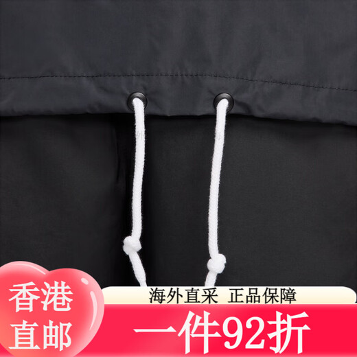 耐克（NIKE）男子上衣秋季宽松梭织运动叠搭刺绣轻便FN3893 010 XS