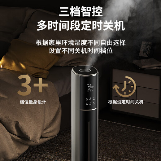 South Sandwich German quality humidifier air purifier all-in-one rhinitis plus water household large capacity office bedroom air-conditioned room pregnant women and babies intelligent purification and sterilization model A09-elegant white