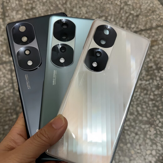 Honor 60 original back cover 70pro original mobile phone rear screen glass 60se battery cover back case replacement Honor 70 bright black original back cover with frame lens accessories