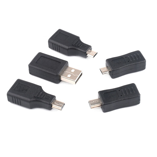 Zejie OTG adapter microusb to usb data cable Android car MP3 tablet USB disk miniusb converter mini5p male to USB female seat No Specifications