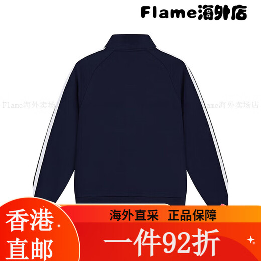卡帕（Kappa）背靠背运动外套女春秋季跑步休闲女士夹克开衫卫衣女款K 暗夜蓝黑-906 XL 均码