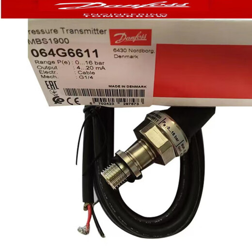 
SMVPDanfossMBS1900064G6609 Pressure Sensor Transmitter MBS1900064G6677 White 064G6630 (can be replaced by 064G6680