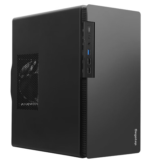 AMD A8 office and commercial desktop computer host with monitor, home financial cashier desktop computer game host DIY assembly machine 1 A8+8G+250G+HKC 23.8-inch screen