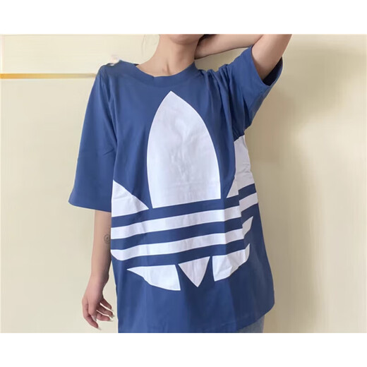 
Adidas (adidas) Clover Male Couple Classic Large LOGO Casual Short Sleeve T-Shirt FM9902 FM9903 FM9904 FM9902 Male XS 32
