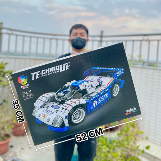 Compatible with small particle building blocks, racing aircraft, high difficulty assembled building blocks, racing model, toys, big gift box, 9230 beach tent building blocks [429 particles]