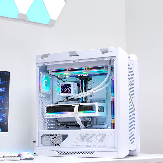 ASUS ROG 9800X3D RTX5080/5070Ti New Sun God Night God Raptor GX601S ROG Family Bucket 5090 Complete Game Desktop E-Sports AI Computer Host Ryzen 7 9800X3D+RTX5080丨Three