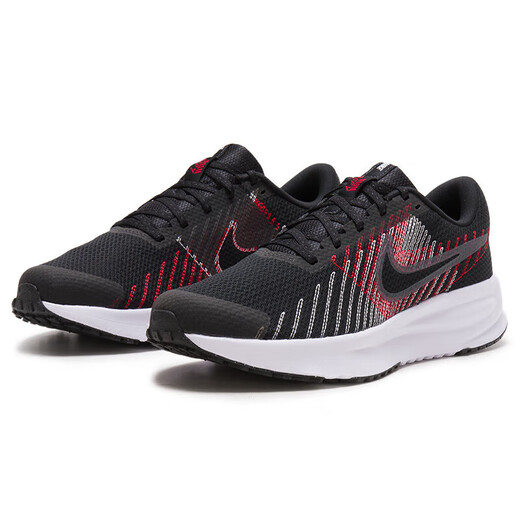 
Nike (NIKE) casual shoes men's shoes 2025 new autumn sneakers QUEST 4 lightweight shock-absorbing running shoes DA1105 HM9594-001 black/white/cold gray/cold gray/cold red 40.5