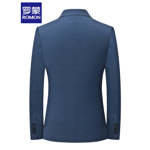 ROMON casual suit men's jacket spring new Korean style slim business single-piece top small suit single men's jacket 9930 gray houndstooth 175/L [recommended 120-140Jin [Jin equals 0.5 kg]]