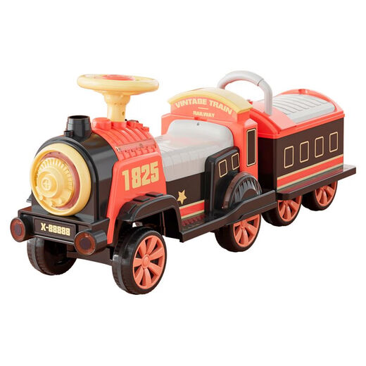 El tren pequeño se puede controlar de forma remota para un automóvil eléctrico para niños para hombres y mujeres, juguetes para niños, automóvil de cuatro ruedas, batería para bebés, batería para bebés, retro verde electricidad, un solo disco único + delantero + autos de autocar, seguridad, casco de la playa, la herramienta de instalación de la bola del océano
