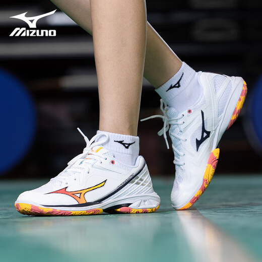 
Mizuno (MIZUNO)WAVE CLAW 3 Badminton Shoes Eagle Claws 3 Generation Lightweight Flexible and Fast Universal Competition Level New Product White Black and Yellow WAVE CLAW 3 New Model is on the market 41 =265mm