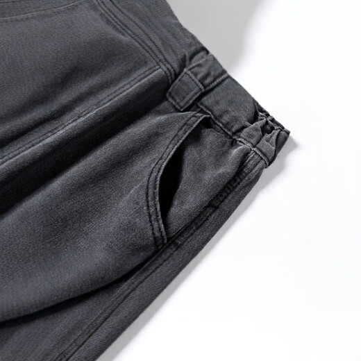 Mark Huafei Casual Pants Men's Spring and Autumn Denim Loose Retro Versatile Breathable Straight Jeans Khaki L