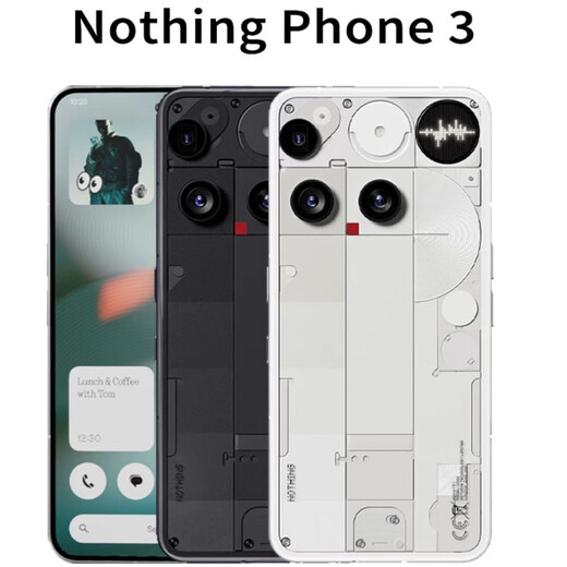 NOTHINGPhone 3 Smartphone Pure Native Android New Product Fashion Brand New Imported Overseas International Version Black 12+256GB