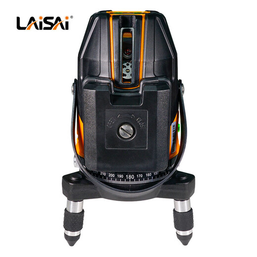 Laise laser infrared level high-precision strong light thin line 12 line green light blue light automatic wall-mounted LSG686SPD green light five-wire double electric