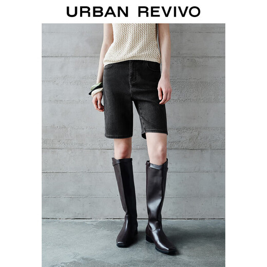 UR2025 new summer women's clothing simple casual all-match slim denim shorts UWM850096