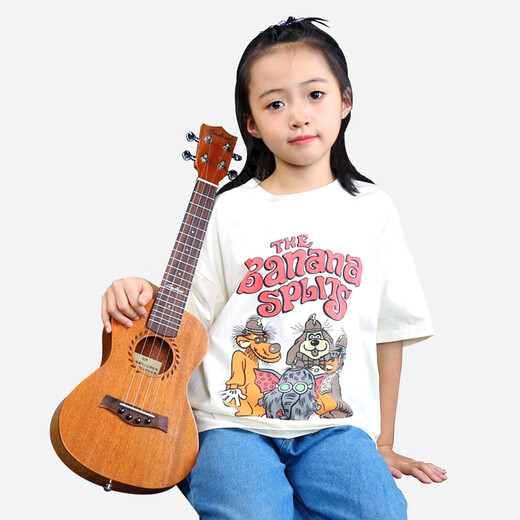 Er Jiagong Ukulele-Anfänger und Anfänger für die Einführung von Mädchen Vancouver 23-Zoll-Kleingitarren-Kindertag jagen Träume + Accessoires + Tuner + Baumwolltasche 23 Zoll