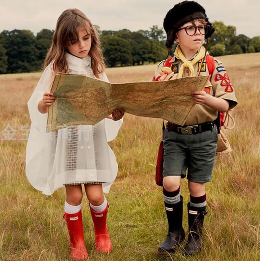 Neue Frühlings- und Herbst- und Herbst-Wasserding-Regenstiefel für Kinder, Überschuhe der Schüler, Regenstiefel mit rutscher Flachboden, Gummischuhe mit mittlerer Röhre, H-Gelb, Einzelgröße, Größe 28/Innere Länge 18,4 cm