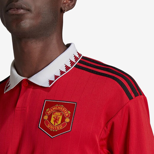 Adidas/22-23 Manchester United Home Fans Version Jersey Football Uniforme H13881 XS