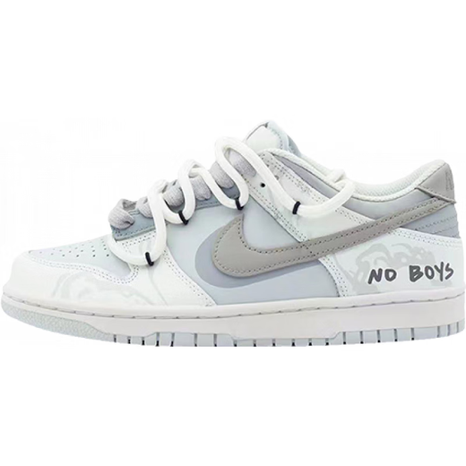 耐克（NIKE）球鞋定制DunkLow做旧复古秋日穿搭男女款板鞋 DH9765-102(Team108-女款小男孩) 35.5