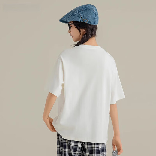 奥特曼品牌儿童装女童短袖t恤夏季2025新款女孩上衣中大童半袖夏装体恤R 白色 140 cm