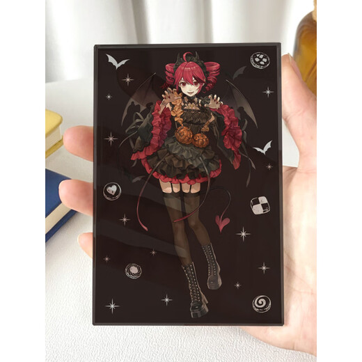 Yuanqi Children's Accent Crystal Stand de Teto Crystal Stand Transparent Brick Brick Anime Péripheral Acrylique Figure Ornements de bureau à deux dimensions Style 3 8 * 12 * 1CM BRIQUE DE CRISTAL DE POURS
