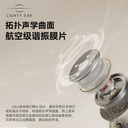 Laite Yier 2025 new model - blockbuster new product Starring ultra Bluetooth headset in-ear true wireless HiFi sound quality active noise reduction ultra-long battery game music sports headset Gold list hot sale Soft blue 52dB deep space noise reduction LDAC/LHDC - dual version