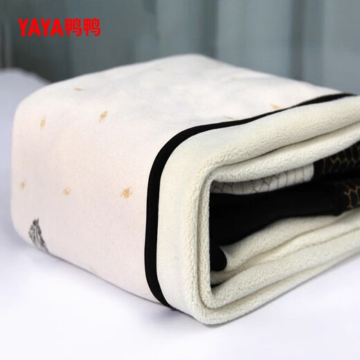 YAYA (YAYA) goose down down pants for women 2024 autumn and winter new fashion high waist slimming thickened warm shark pants DSZ YAYA black gold goose down shark pants black L (170)