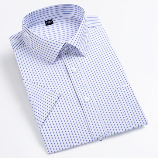 CEO Yageor men's short-sleeved shirt 2025 summer middle-aged business casual versatile comfortable and breathable cotton professional worker DX6629 38