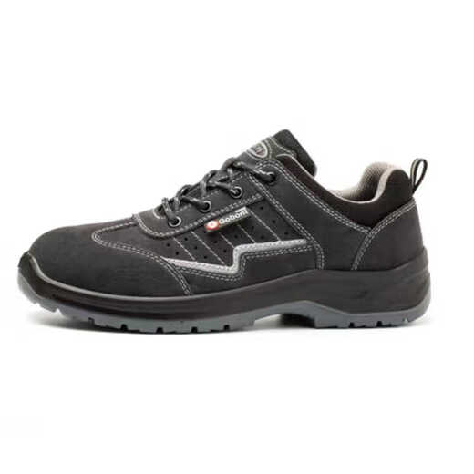 Gubant 6624 Zapatos de protección de mano de obra transpirable de verano Anti-showing y anti-Punteura Caquero de cuero ácido resistente y zapatos de trabajo de cabezal de acero alcalino 6624 44