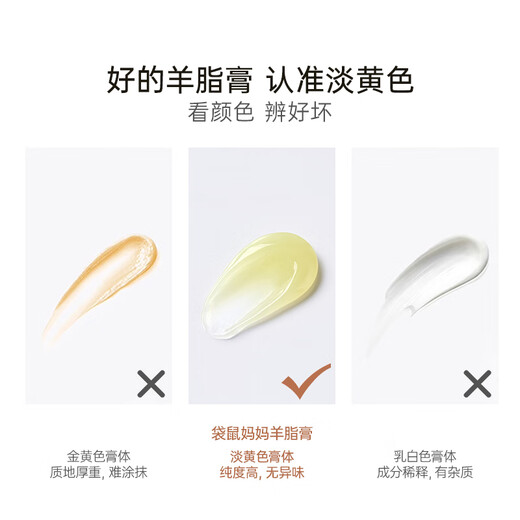 Kangaroo mother's nipple cream for pregnant women mutton fat cream soothing and moisturizing anti-chaps repair mother's nipple cream special for breast shield skin care